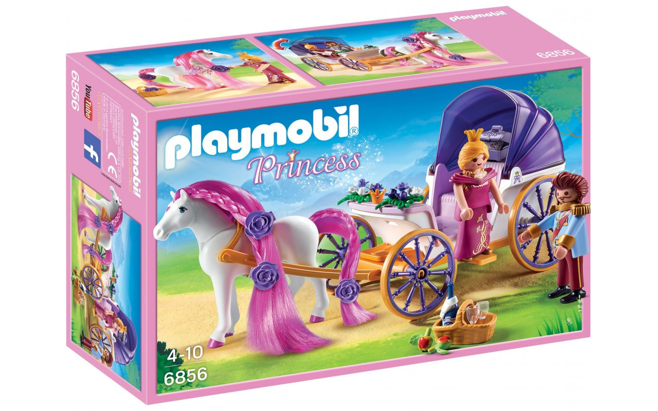 Playmobil 6856 Королівське подружжя з каретою і конем Grand Princess Castle, фото 1