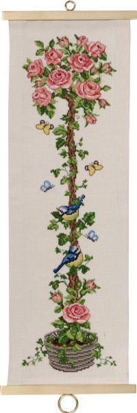 Набор для вышивания крестом ТМ Permin "Дерево роз (Rose tree)" 36-6415 - фото 1 - id-p928813280
