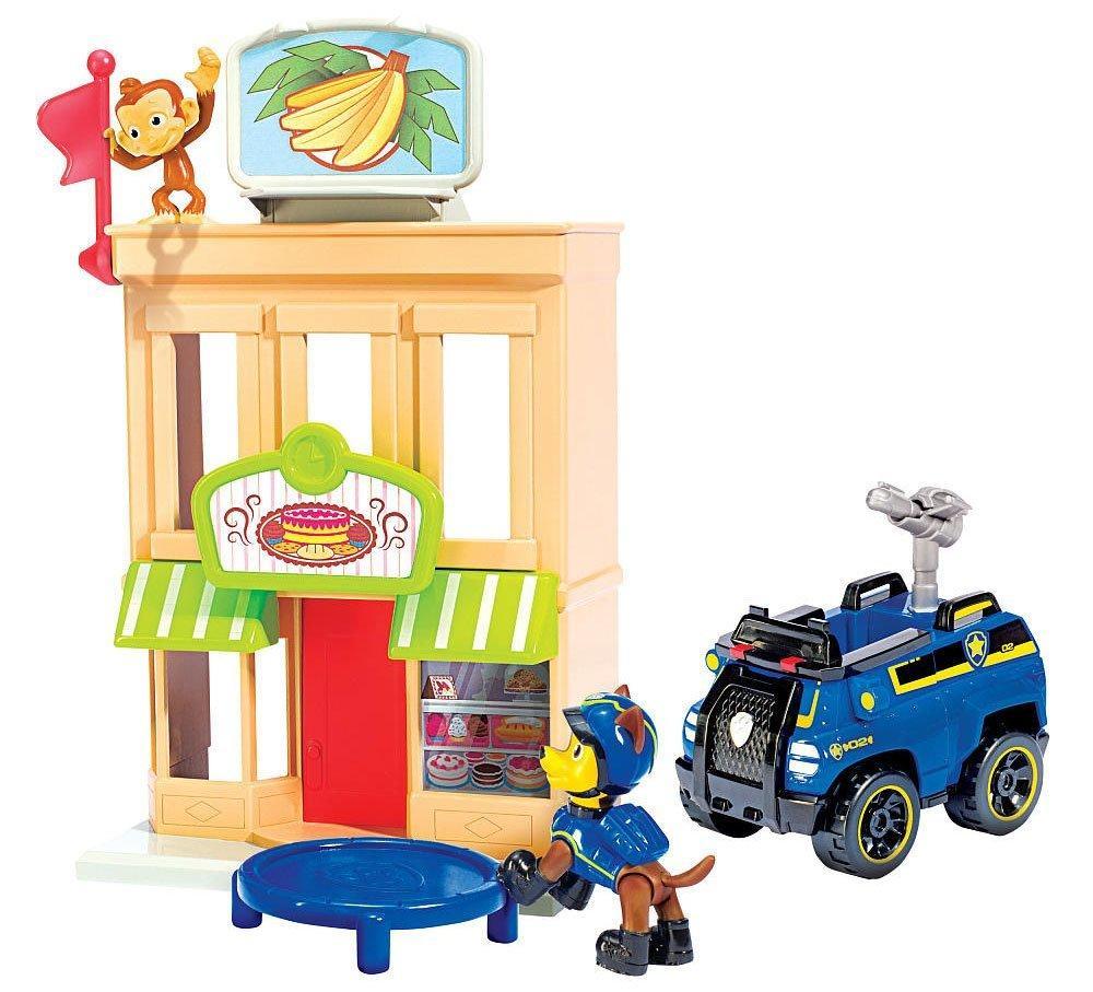Великий набір Дитячого патруль пригода в пекарні і Гонщик Чейз Paw Patrol Adventure Bay Bakery Townset, фото 1