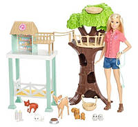 Набор с куклой Barbie Центр ухода за животными Barbie Animal Rescue Playset