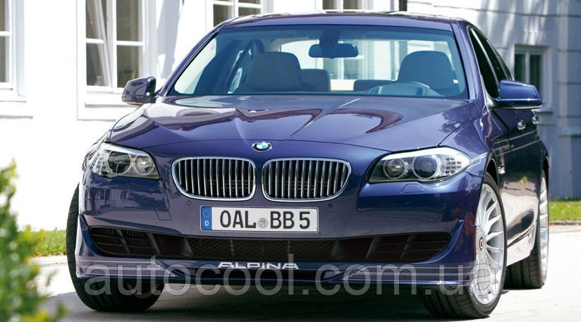 Накладка на передній бампер BMW F10/F11 2010+ г.в. стиль Alpina