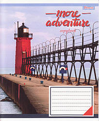 Зошит 18 аркушів клітинка "More adventure" 762279