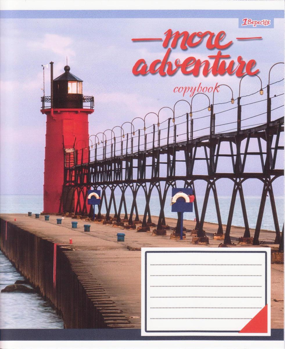 Зошит 18 аркушів клітинка "More adventure" 762279