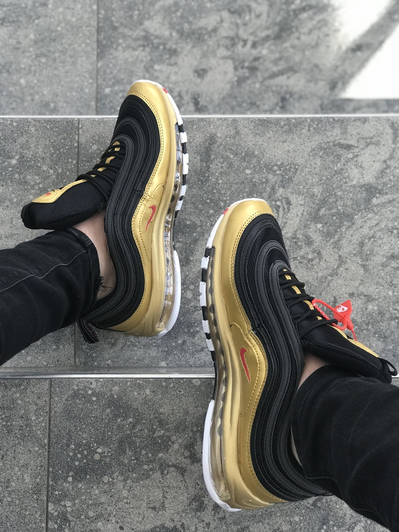 Nike Air Max 97 QS Black Varsity Red Metallic