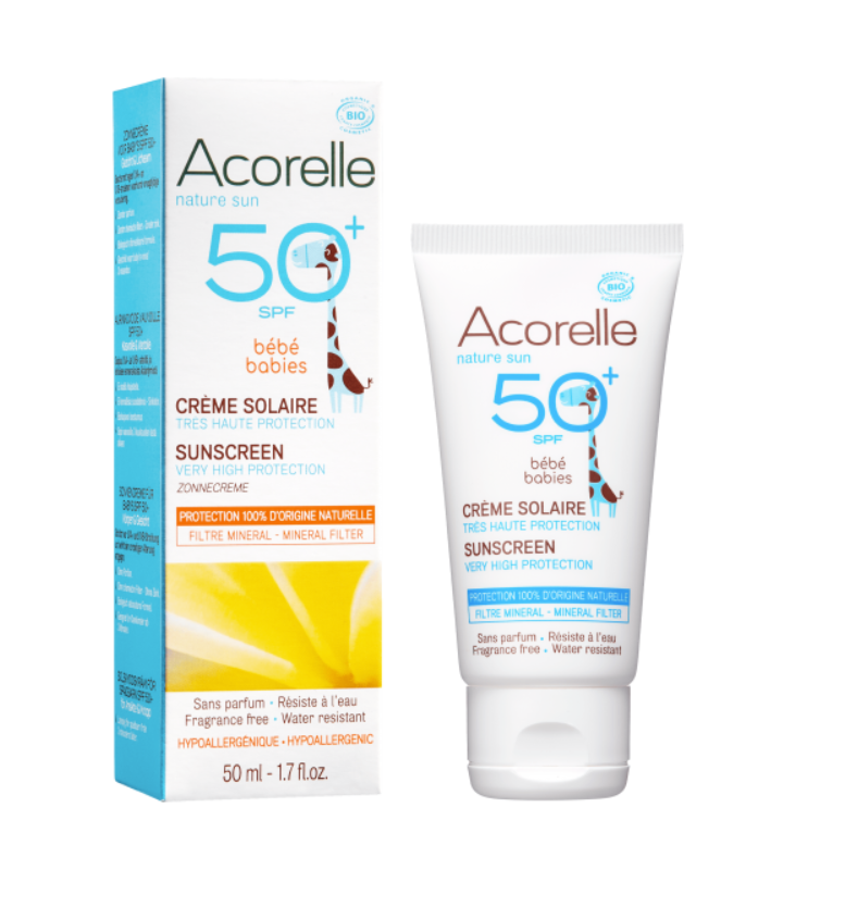 Крем дитячий сонцезахисний SPF 50 Acorelle,50 мл
