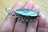 Срібний кулон із лабрадором "Морська зірка", фото 6
