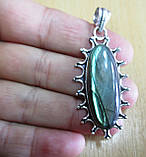 Срібний кулон із лабрадором "Морська зірка", фото 3