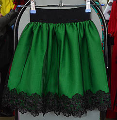 Дитяча спідниця "Міра" зелена
