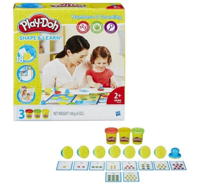 Ігровий набір Play-doh Цифри і числа для дітей від 2 років Hasbro B3406, фото 1