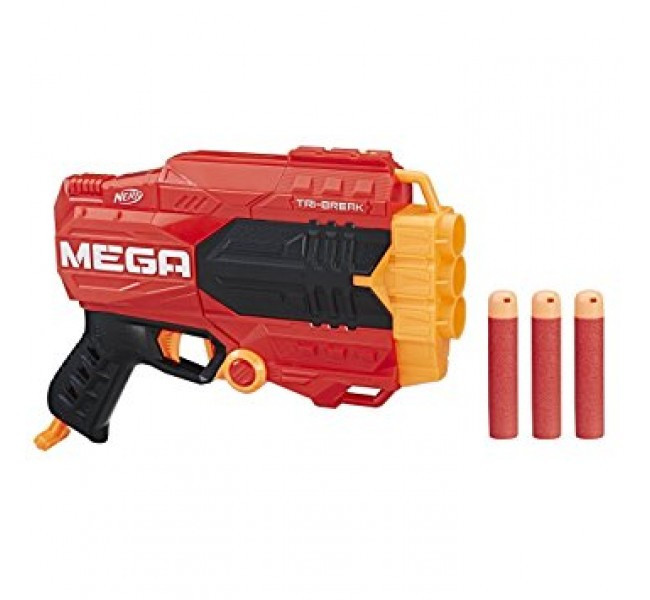 Бластер Нерф Мега Три-Брейк Nerf N-Strike Mega Tri-Break, фото 1