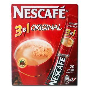 Кава розчинна Nescafe 3 in 1 Original Нескафе 3 в 1 Оригінал 13 g x 20 шт. х 24 уп