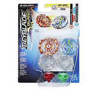 Волчки 2 в 1 Бейблейд Гаянон G2 и Думцизор Beyblade Burst Dual думсайзор