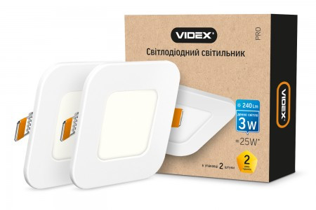 LED світильник VIDEX 3W VL-DLS-035(2) white