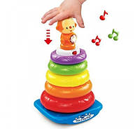 Музыкальная пирамидка обезьяна Vtech Stack Sing Rings