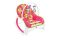 Шезлонг-кресло-качалка с вибрацией Цветочные конфетти Fisher-Price Infant to Toddler Rocker