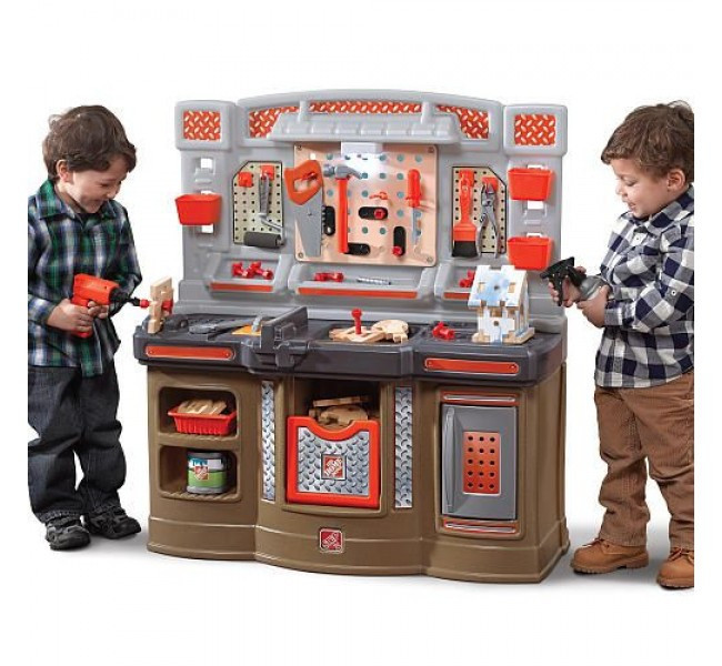 Ігрова майстерня Step2 помаранчева Home Depot Big Builders Pro Workshop, фото 1