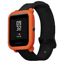 Захисний чохол для смарт годинника Amazfit Bip / Bip Lite / Bip S помаранчевий, фото 4