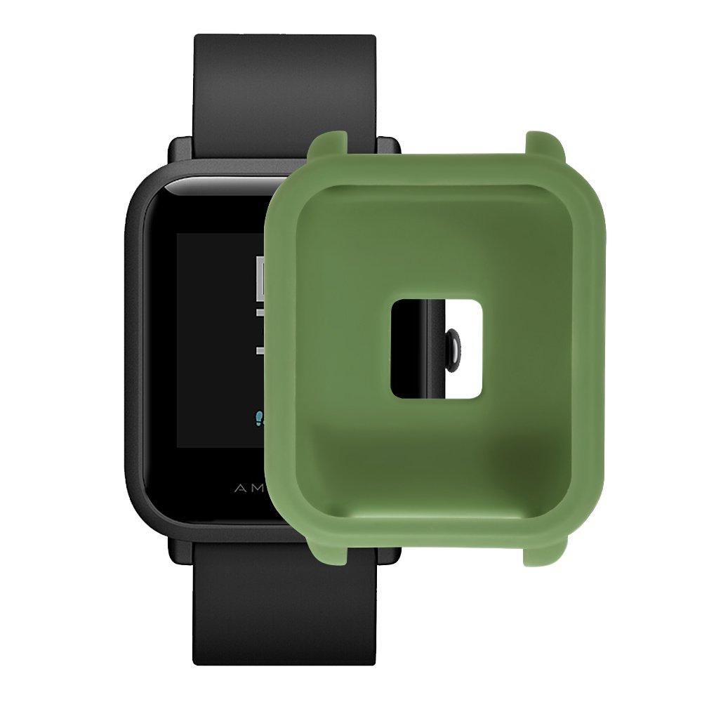 Захисний чохол для смарт годинника Amazfit Bip / Bip Lite / Bip S зелений