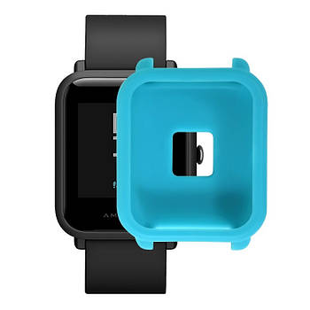 Захисний чохол для смарт годинника Amazfit Bip / Bip Lite / Bip S блакитний