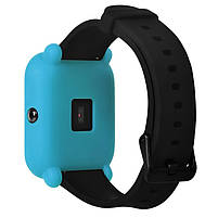 Захисний чохол для смарт годинника Amazfit Bip / Bip Lite / Bip S блакитний, фото 5