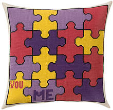 Набір для вишивання хрестом ТМ Permin "Пазл Ти і Я (Puzzle You/Me)" 83-1311