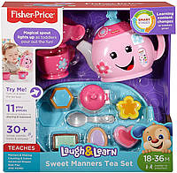 Чайный сервиз музыкальный  набор для чаепития  Fisher-Price laugh & learn Sweet Manners Tea Set 