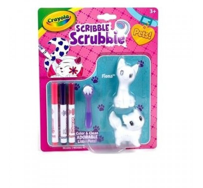 Crayola раскрашиваемые кішки Scribble Scrubbie Pets Cats, фото 1