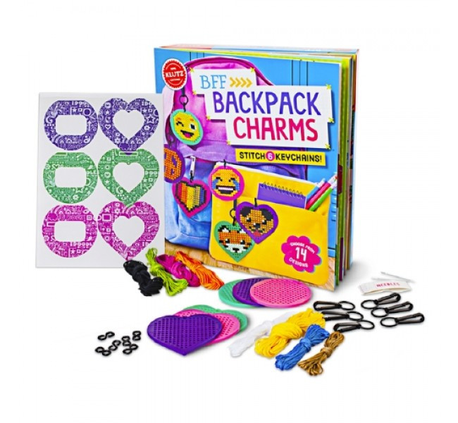 Якісний набір для створення брелків Klutz Bff Backpack Charms, фото 1