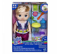 Кукла с блендером мальчик блондин baby alive sweet spoonfuls baby doll boy