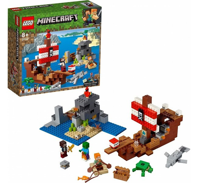 Lego Minecraft Пригоди на піратському кораблі 21152, фото 1