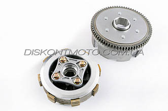 Кошик зчеплення (в зборі) 4T CG125 (73 зуба) 157FMI GEON, LIFAN, Zongshen HONGJU mod: B 