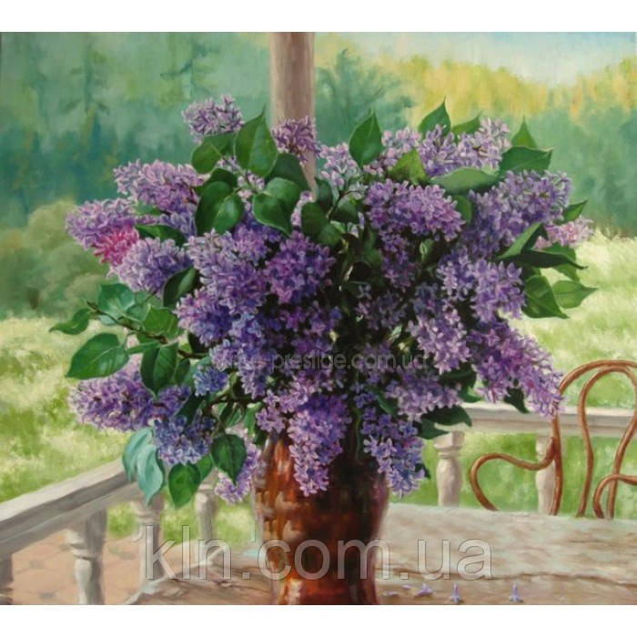 Картина за номерами Menglei Бузок на веранді VS011 40 х 50 см, фото 1