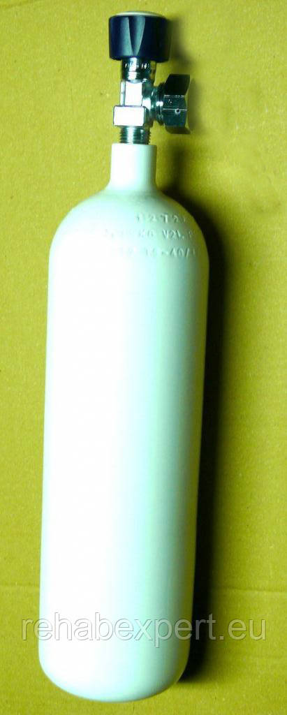 Балон із вентилем для медичного кисню 2 літри Drager Oxygen Cylinder 232 bar