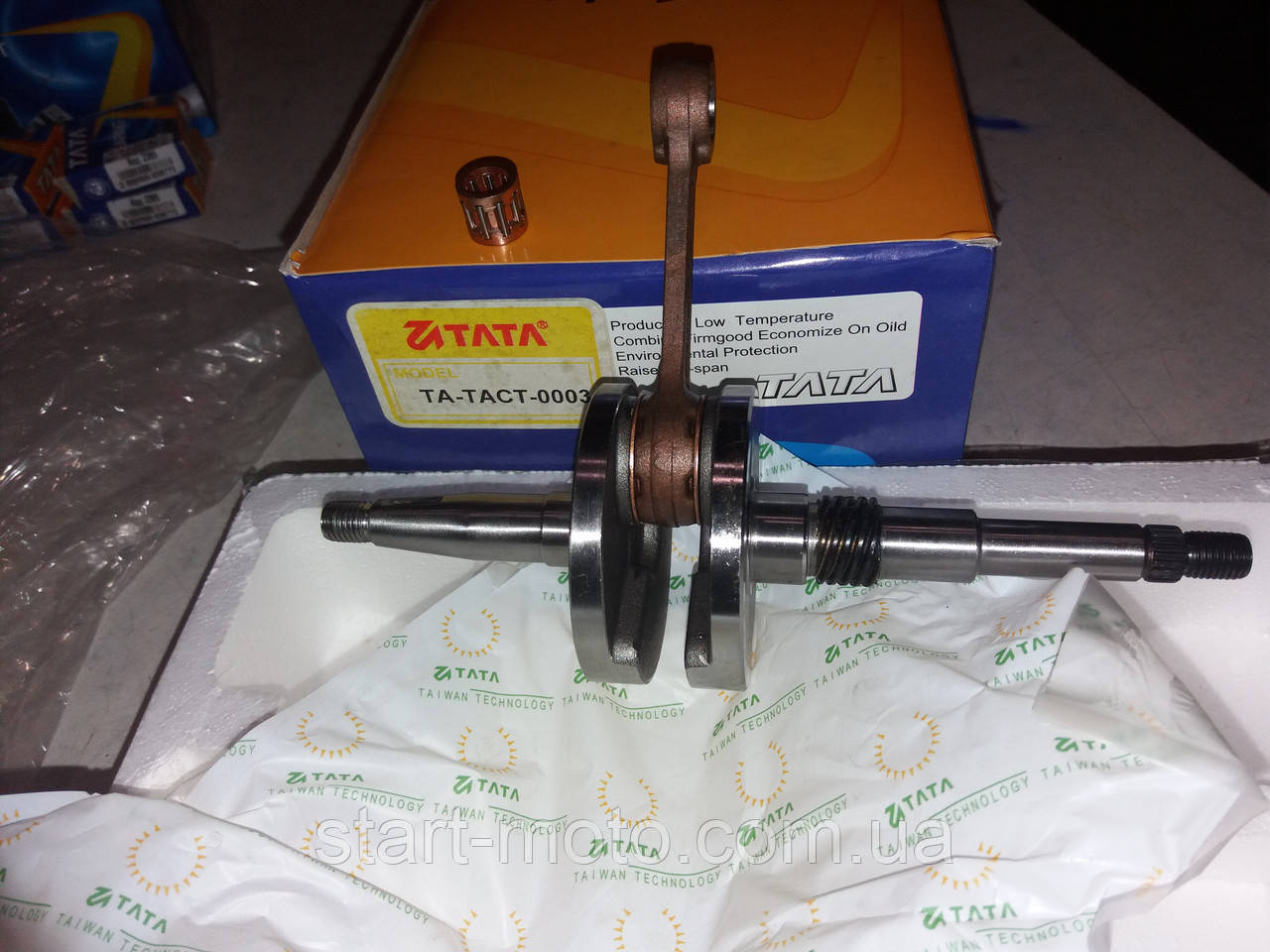Honda Tact AF16 AF05E Колінвал+голчастий (фірма TATA) Оригінал Тайвань, фото 1