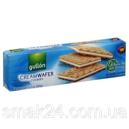Вафлі без трансжирів з кремом Gullon 150г Іспанія