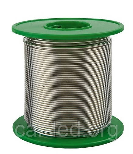 Припій для паяння в котушці з флюсом (0,8 мм, 250 г), фото 1