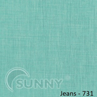 Рулонні штори для вікон у відкритій системі Sunny, тканина Jeans, фото 1