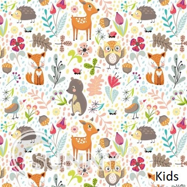 Рулонні штори для вікон у відкритій системі Sunny, тканина Kids, фото 1