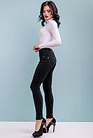 Женские брюки лосины узкие 44-50 размера черные