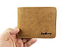 Чоловічий гаманець baellerry коричневий, класичного стилю м'який, фото 2