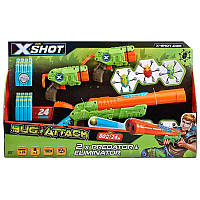 Бластеры Zuru X-Shot 2 Predator & Eliminator Bug Attack Атака жукам (4818) (B01IO95VZC)