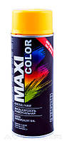 Акриловая краска Maxi Color RAL1021 цвет: желтый 400мл.