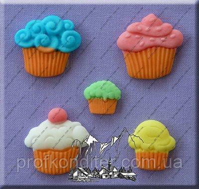Силіконовий молд Капкейки набір, фото 1
