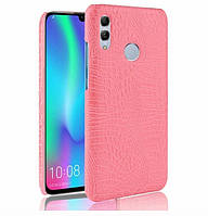 Чохол накладка Croco Style для Huawei P Smart 2019 Рожевий