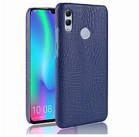 Чохол накладка Croco Style для Huawei P Smart 2019 Темно-синій