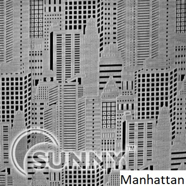 Рулонні штори для вікон у відкритій системі Sunny, тканина Manhattan, фото 1