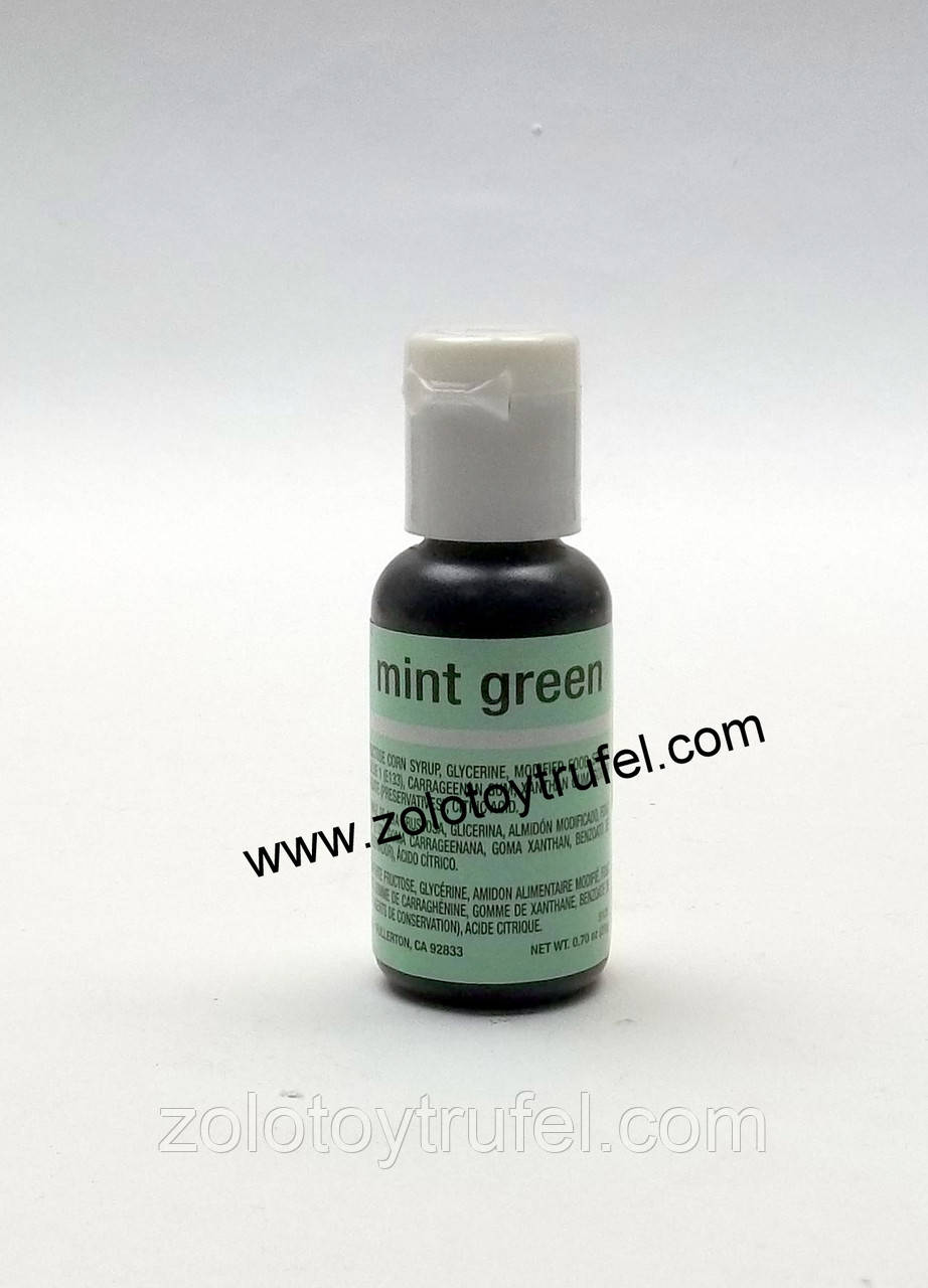 Барвник гелевий "Mint Green 20 мл",Chefmaster