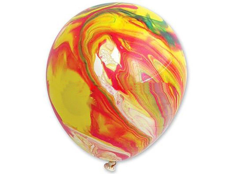 Кулі повітряні "Мармур" мікс 9" (25 см) 100 шт., фото 1