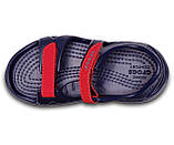 Босоніжки сандалії для хлопчика Крокси оригінал/Crocs Kids Swiftwater River Sandal (204988), Темно-сині, фото 5