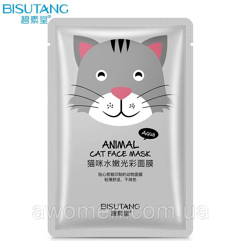 Поживна маска для обличчя Bisutang Animal Cat Face Mask